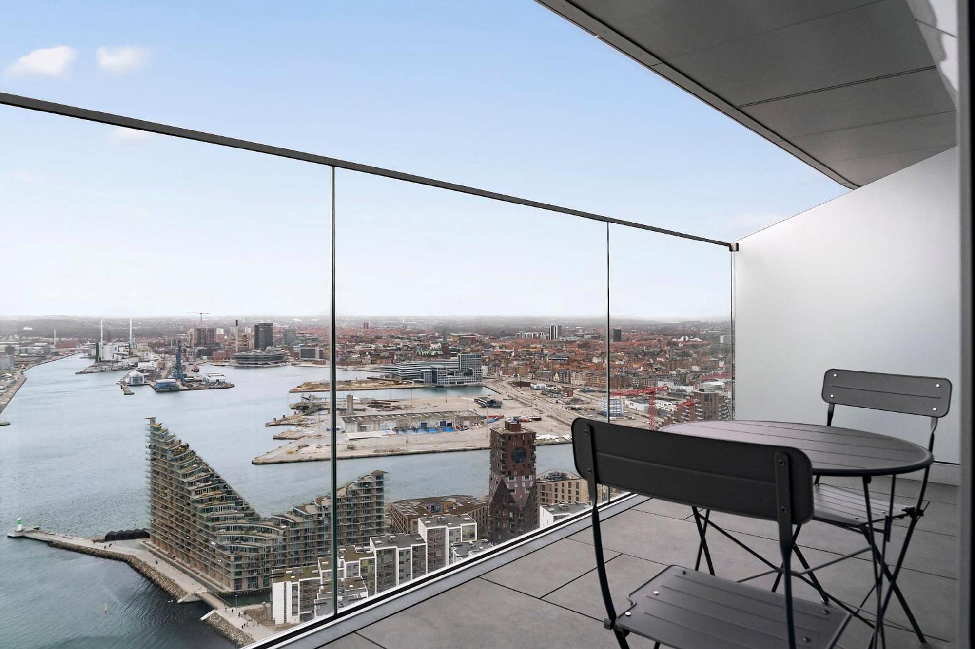 شقة Penthouse Paradise On 39Th Floor Århus المظهر الخارجي الصورة
