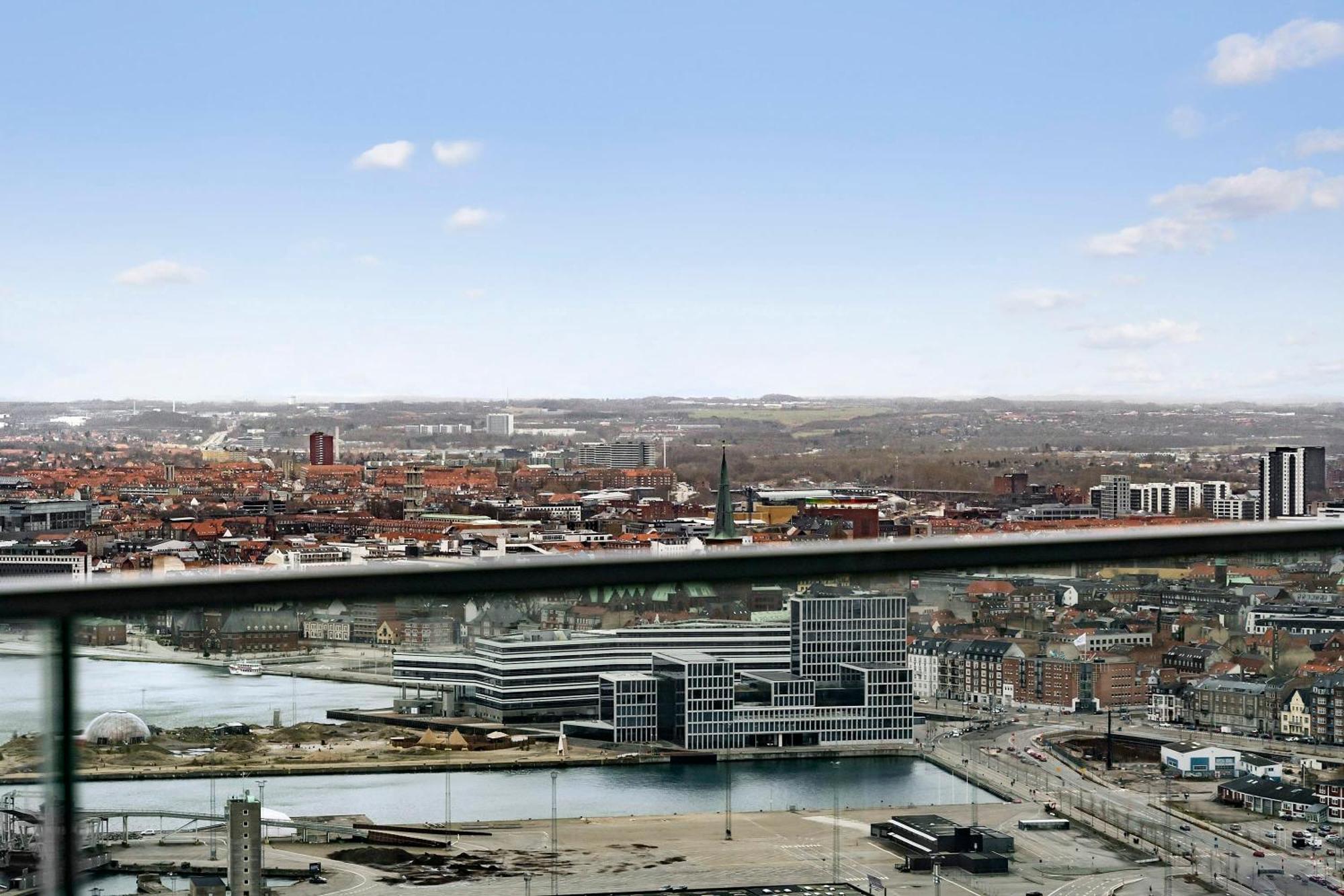 شقة Penthouse Paradise On 39Th Floor Århus المظهر الخارجي الصورة